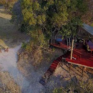 The main lounge at Ntemwe Busanga Camp