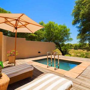 A swimming pool at Rattray's Camp